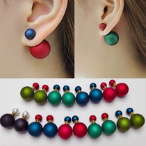 Ear Nails 2021 New Tide Women Red Suitable for Lunar New Year Dais Earrings Heqing Tigers Year of the Year Accessories High-end