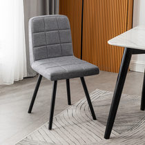 Nordic solid wood dining chair Hotel restaurant backrest chair Simple leisure chair Household dining table stool Study desk chair