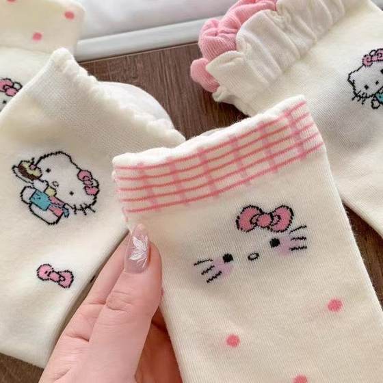 여름 얇은 kt 고양이 양말 여성용 미드 튜브 양말을위한 여름 얇은 kt 고양이 양말 일본인 달콤한 만화 레이스 스타킹 흰 여름 얇은 kt 고양이 양말 여성용 미드 튜브 양말을위한 여름 얇은 kt 고양이 양말 일본인 달콤한 만화 레이스 스타킹 흰