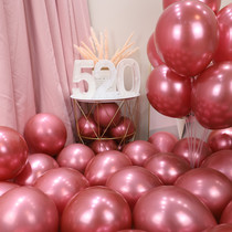 Thickened metallic balloon seeking marriage room scene decoration new room bedroom wedding decoration opening arch dressing