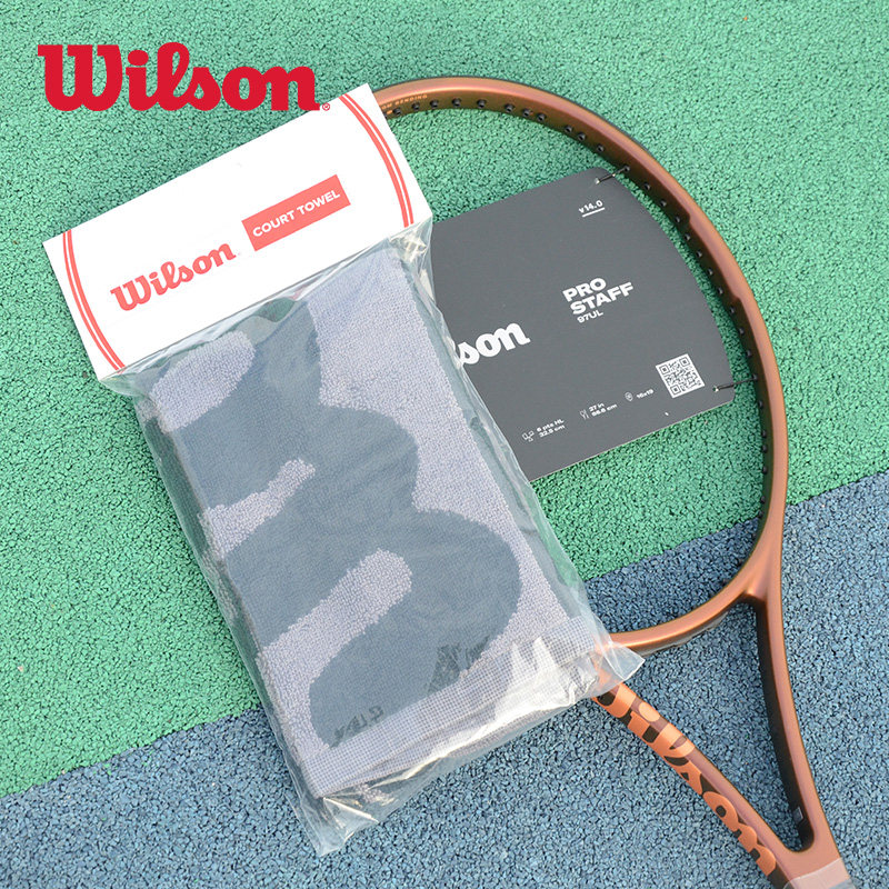 Upscale Wilson tennis Sport towel cotton Sweat sweat spring men and women Fitness Running Wipe sweat bath towels-Taobao