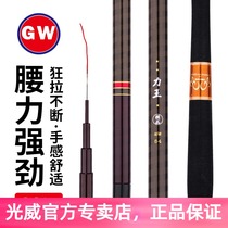 Light Power King Fish Rod 5 4 m 28 Adjustable Bench Fishing Rod Ultra Hard Sturgeon Green Fish Fishing Rod Boult Violent Great Things Pole