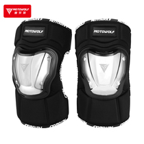 Summer motorcycle riding kneecap rider equipped locomotive armchair breathable knee jacket anti-fall protective stainless steel