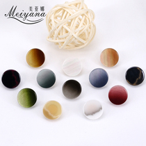 High-end resin blouse shirt button button top clothes decorative buckle color round small button accessories