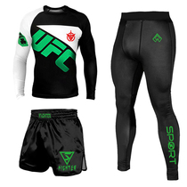 Venom Muay Thai Boxing Sanda Fighting Fighting Tight Long Sleeve Running Fitness Training Sportswear Set Customized