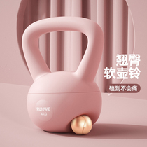 Japanese soft kettlebells for womens fitness home training buttocks artifact dumbbells for mens sports shaping squats and kettle lifting equipment