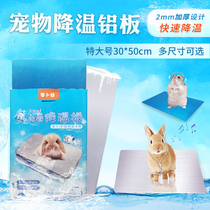 Pet Summer Cooling Plate Aluminum Plate Rabbit Dragon Cat Dutch Pig Ice Mat Heat Dissipation Plate Heat Insulation Sheet Summer Heatstroke supplies