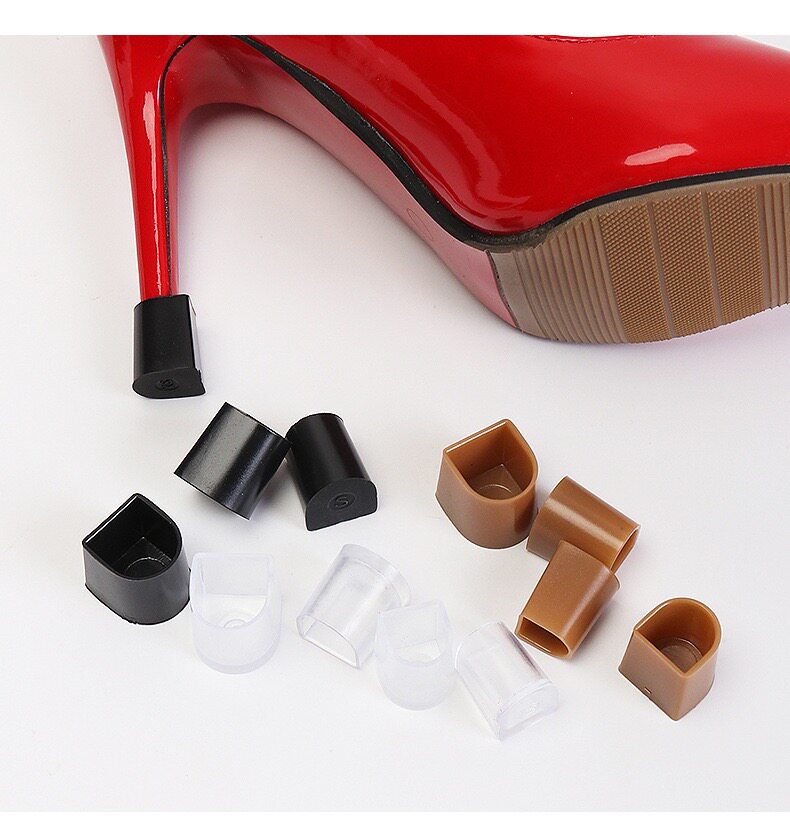 鞋跟防响神器替换后跟钉配件鞋跟套消音耐磨损修复垫高跟鞋保护套