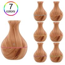 humidifier aromatherapy home vase wood grain usb humidifier bedroom air Small Car 5v colorful