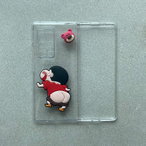 Applicable Huawei matex2 transparent shell cute cartoon maiden MATEX2 folding screen special lens full package anti-fall wax pen small new anti-fall brief and light extravagant trend personality creative fashion