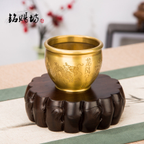 Black Sandalwood Festival Statue of Buddha Guanyin Base solid wood Purple Sand Pot Pendulum Pieces Incense Stove Handicraft Whole Stock Antique Vintage Play Tray