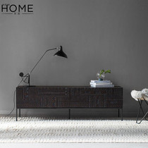 home Nordic TV cabinet Decent Board Room Baking Lacquered Side Cabinet Personality Creative Belgium Design TV cabinet Custom