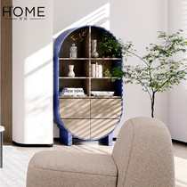 home Nordic minimalist modern display case display cabinet small family type childrens bookcase decorative cabinet-like board room living-room