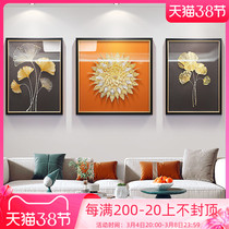 Atmosphere Living Room Decoration Painting Sofa Background Wall Hanging Painting Modern Minima Light Extravagant Physical Painting Hanging Wall Painting Wall Painting