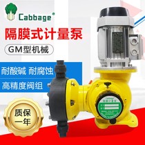 Taiwan GM series mechanical diaphragm measuring pump flow adjustable corrosion resistant chemical dosing pump electromagnetic metering pump