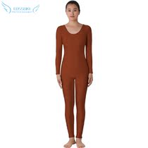 Dark Brown Lycra Headless Zentai Suit Spandex Full Body Skin