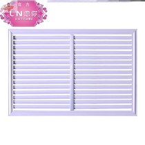 Simple decorative wrought iron heating cover home floor heating water divider cover louver dust cover cover radiator cover