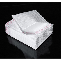 Thickened white composite pearlescent film bubble bag clothing bag express bag packing bubble film envelope bag bright composite
