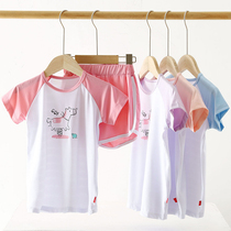 Childrens speed dry clothes 2021 new summer sports suit for men and women slim and breathable two sets