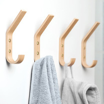 Oaius Creative Day Style Nordic Minimalist Log Wind Decoration Hook-in-the-hood Cloakroom Hooded Hook Punch