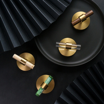 Oaius light extravagant brass acrylic entrance free of punch Xuanguan bathroom toilet toilet hook hanging clothes hook