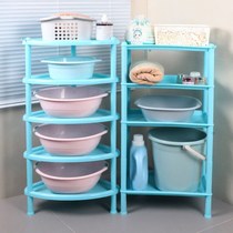 Second floor rack bathroom shelf floor-to-ceiling toilet shelf bath bath wash toilet storage