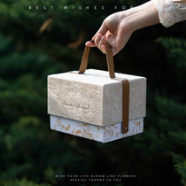 Wedding candy box wedding gift box senior wedding ins style bridesmaid hand gift box empty box