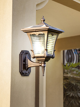 Outdoor Wall Lamp Waterproof Eurostyle Solar Yard Lamp Villa Garden LED outdoor aisle external wall Large doorway lamp
