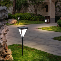 Solar Plug-in Lamp Brief Outdoor Waterproof Courtyard Cell Lawn Villa Garden Grass Terrace Light Led View Light