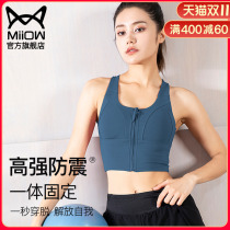 Sports underwear female Xia Bojin specializes in shock prevention and hanging yoga beautiful bra fitness vest