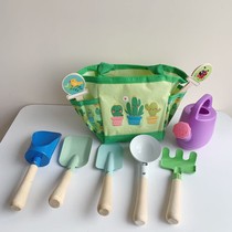 New childrens beach toy set sand shovel baby play sand child digging tool simulation garden play