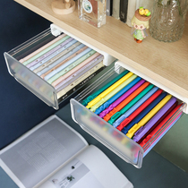 Stationery containing box Creative pen holder table Lower drawers Student desk Desktop collection Box Ins Childrens pen Box Office