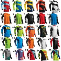 Thor downhill suit off-road motorcycle suit quick-drying road bike riding suit mens breathable long-sleeved support customization