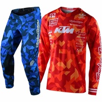 fox cross-country motorcycle outfit set speed drop venue forest road cycling clothes red bull cycling clothes a-star puller suit