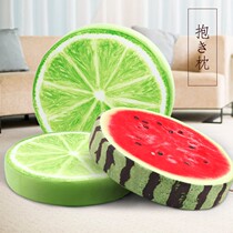 Watermelon cushion cartoon watermelon fruit cushion office round chair cushion student bench dining chair stool cushion can