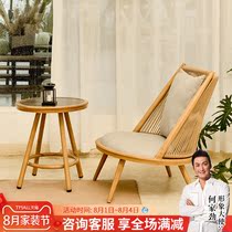 Purple Leaf Balcony Casual Chair Vine Chair Extremely Brief Modern Minimalist Living-room Sofa Chair Subman Rattan Chedolor Sofa Chair