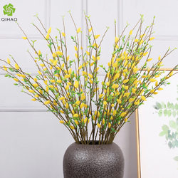 Simulated silver willow, silver willow fruit wedding decoration, fake flowers, floral decoration accessories, simulated artificial plants, landscaping