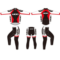 Decathlon customized UCC new spring and autumn summer men and womens motorcade team mountain car suit childrens wheel skid cycling long