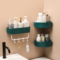 Litybon Multifunction Toilet Wash Terrace Containing Rack Kitchen Free of perforated wall-mounted triangular bathroom shelve