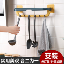 Litybon Free Punch Toilet Double Layer Folding Towel Rod Rack Bathroom Suction Cup Rack Bath Towel Rack Nordic Creativity