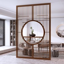 New Chinese iron partition screen wind room Restaurant inward door seamless steel office restaurant decoration light luxury