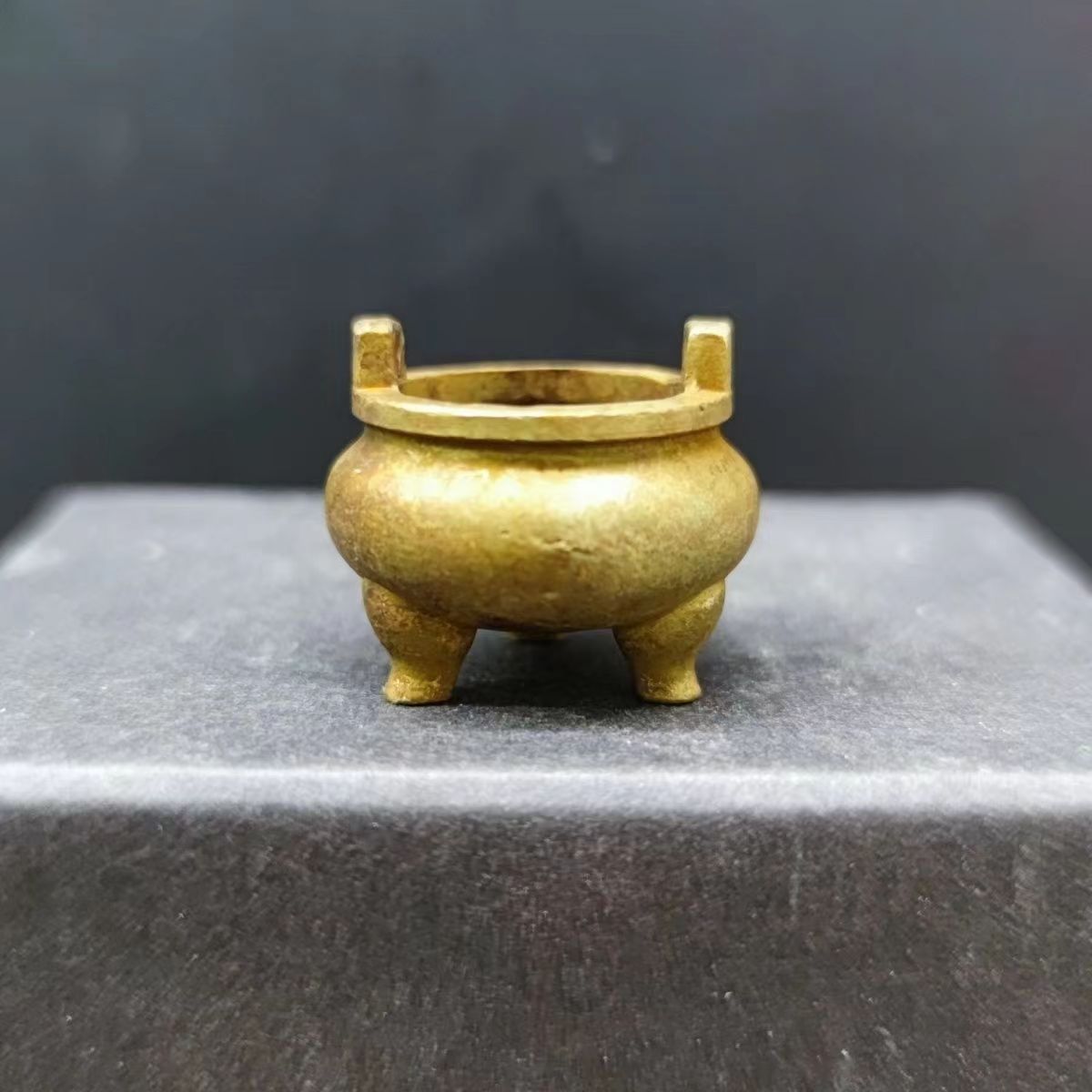 銅製 香炉 三足香炉 龍鳳香炉 薫香炉 仏堂挿し香炉 装飾品 工芸品