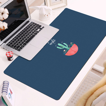 Computer desk mat Anti-dirty full-laid large number thickened mouse keyboard pad Electric race Smooth Desk Leather Mat Girls