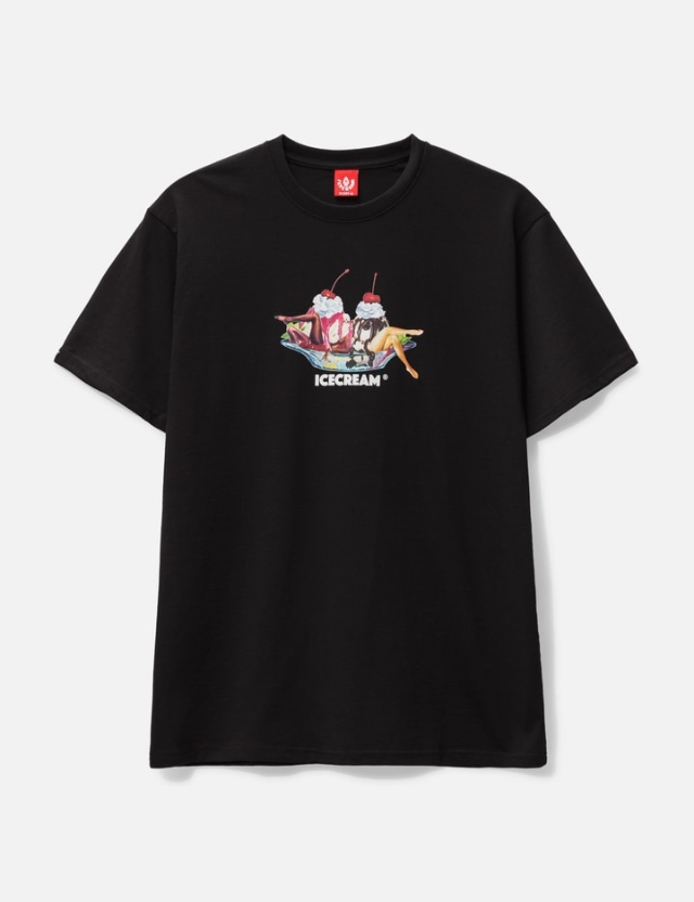 Icecream Leg Short Sleeve T-shirt короткий рукав Футболка мужской HBX Icecream Leg Short Sleeve T-shirt короткий рукав Футболка мужской HBX,