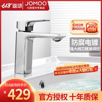 Nine Pastoral Bathroom Basin Taps Domestic Rotary Hot And Cold Water Anti Splash Tap Toilet Square Washbasin Faucet