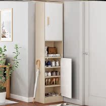 Shoe Cabinet Home Door Elevator Opening Simple Shoe Cabinet Home Doorway High Cabinet Narrow High Standing Large Capacity Single Row Shoe Rack