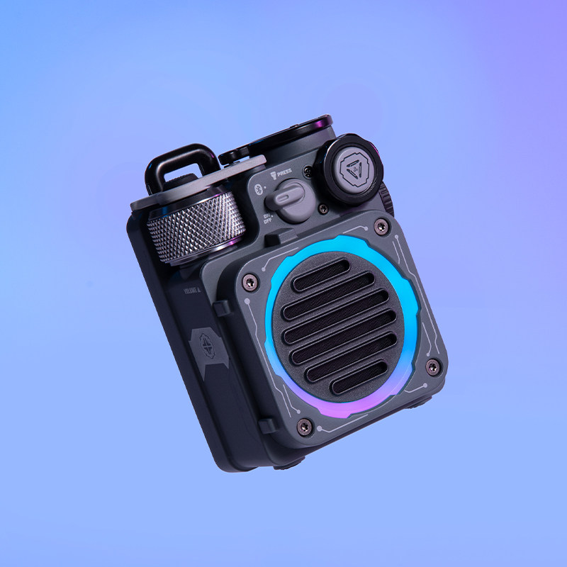 xog猫王音响机械光域cube无线蓝牙音响低音炮桌面礼物赛博小音箱