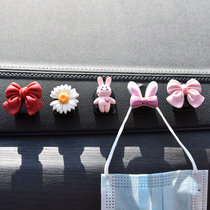 Car upper interior small hook in car front decoration Supplies large fully-glued female cartoon seat back caravan carrier hook