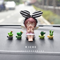 Online Red Car Creative Car Swing Piece Cute Anne Angel On-board Middle Control Terrace Perfume Bottle Adornment Cactus
