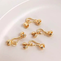 14K bag gold bag shelf flower buckle 5MM6MM necklace bracelet connected to new products diy accessories